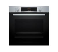 Bosch - Pyrolytic Multifunction Oven, Series 4, 60 cm. wide, Cleaning assistant, Steel, HBA574ES3