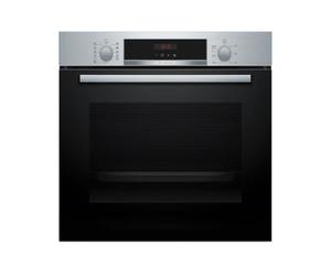 Bosch - Pyrolytic Multifunction Oven, Series 4, 60 cm. wide, Cleaning assistant, Steel, HBA574ES3