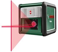 Bosch Cross line Laser Quigo with Universal clamp MM 2 (Easy and Precise Alignment with Flexible Positioning of the Tool Thanks to the Universal clamp), in Cardboard Box
