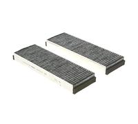 Bosch Cabin Filter, Activated-carbon, R2422, Protects from Fine Particles, Reduces Mist on Windshield, Simple Installation