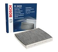 Bosch R2433 Activated Carbon Cabin Filter, Replacement Filter - Against Unpleasant Smells, Pollen and Dust for Cleaner Air Inside the Vehicle