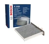 Bosch R2498 Activated Carbon Cabin Filter - Replacement Filter | Against Unpleasant Smells, Pollen and Dust for Cleaner Air Inside the Vehicle