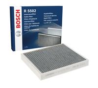 Bosch R5502 Activated Carbon Cabin Filter, Replacement Filter - Against Unpleasant Smells, Pollen and Dust for Cleaner Air Inside the Vehicle