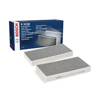 Bosch R5538 Activated Carbon Cabin Filter, Replacement Filters - Against Unpleasant Smells, Pollen and Dust for Cleaner Air Inside the Vehicle