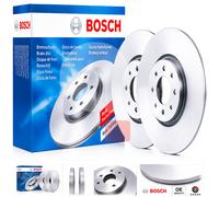 Bosch Rear Brake Discs For Mercedes 5 Holes Solid 300x58.4mm ECE-R90