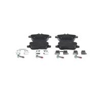 Bosch Rear Brake Pad Set fits Mercedes-Benz Slk 2015 on 172.434 172.438