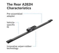 Bosch Rear Wiper A282H - Excellent Cleaning Performance - Replacement