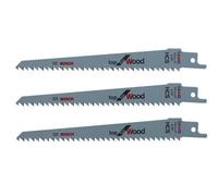 Bosch Reciprocating Saw Blade Set (3 Piece) - S544D