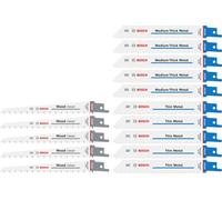 Bosch Variety Reciprocating Saw Blade Set, 15 pcs