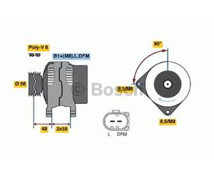 BOSCH REMAN ALTERNATOR - 0986041500