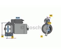 BOSCH REMAN STARTER - 0986024040