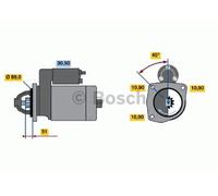 Starter Motor 0986011280 Bosch 183868 263356 310563 369554 571420 Quality