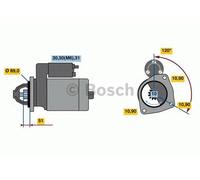 BOSCH REMAN STARTER (HGV) - 0986020170