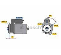 BOSCH REMAN STARTER (HGV) - 0986021490