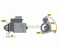 BOSCH REMAN STARTER (HGV) - 0986022400