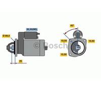 BOSCH REMAN STARTER (HGV) - 0986022990