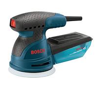 BOSCH ROS20VSC Palm Sander 2.5 Amp 5 Inch Corded Variable Speed Random Orbital Sander, Polisher Kit with Dust Collector and Soft Carrying Bag