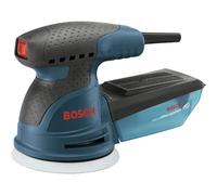 BOSCH ROS20VSC Palm Sander 2.5 Amp 5 Inch Corded Variable Speed Random Orbital Sander, Polisher Kit with Dust Collector and Soft Carrying Bag
