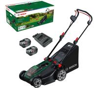 Bosch ROTAK 18V2-43 P4A 36v Cordless Brushless Rotary Lawnmower 430mm 2 x 6ah Li-ion Twin or Dual Battery Charger