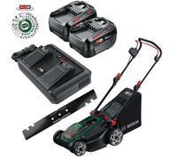Bosch Rotak 18V2-43 Twin 18V 36V Cordless Lawnmower Mower 32Cm 2 X 4.0Ah Battery - Bosch Power For All