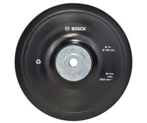 Bosch Rubber Backing Pad Standard Soft (M14, Ø 180mm, Accessories Anlge Grinder)