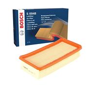 Bosch S0048 Car Air Filter - Separates Particles from the Air Intake - Moisture-resistant plus High Tensile Strength