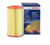 Bosch S0059 Car Air Filter - Separates Particles from the Air Intake - Moisture-resistant plus High Tensile Strength