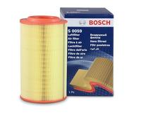 Bosch S0059 Car Air Replacement Filter | Separates Particles from the Air Intake - Moisture-resistant plus High Tensile Strength