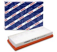 Bosch S0144 Car Air Filter - Separates Particles from the Air Intake - Moisture-resistant plus High Tensile Strength