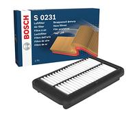 Bosch S0231 Car Air Filter - Separates Particles from the Air Intake - Moisture-resistant plus High Tensile Strength