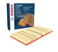 Bosch S0429 Car Air Filter - Separates Particles from the Air Intake - Moisture-resistant plus High Tensile Strength
