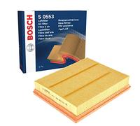 Bosch S0553 Car Air Filter - Separates Particles from the Air Intake - Moisture-resistant plus High Tensile Strength