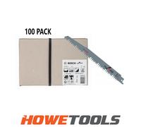 BOSCH S1531L (100 pack) (pkt of 100) Top for wood 240mm 5TPI