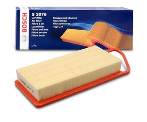 Bosch S3076 Car Air Replacement Filter | Separates Particles from the Air Intake - Moisture-resistant plus High Tensile Strength
