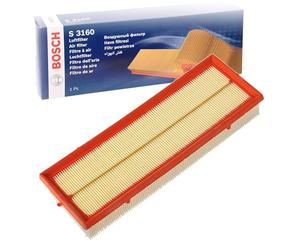 Bosch S3160 Car Air Replacement Filter | Separates Particles from the Air Intake - Moisture-resistant plus High Tensile Strength