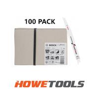 BOSCH S3456XF (100 PACK) (pkt of 100) Progressor wood + metal 200mm 6-12TPI