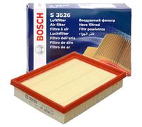 Bosch S3526 Car Air Replacement Filter | Separates Particles from the Air Intake - Moisture-resistant plus High Tensile Strength