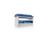 Bosch S4 008 Car Battery 74 A/h - 680 A - 12 V Battery, Type 096, Lead-acid for Non-Start/Stop Vehicles, Left (-) Right (+), 278 x 175 x 190 mm