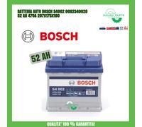 Bosch S4002 0092S40020 Car Battery 52Ah 470A 12V 190x175x207