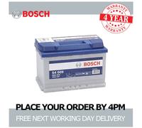 Genuine Bosch Car Battery 0092S40090 S4009 Type 086 74Ah 680CCA Top Quality New