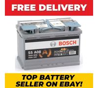 Bosch S5A08 S5 A08 Start Stop AGM Car Battery 12V 70Ah Type 096 5 YEAR WARRANTY