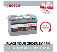Bosch S5A11 Car AGM Starter Battery 12V 5 Yr Warranty Type 115 S5 A11