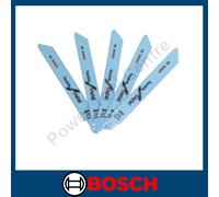 Bosch S922EF BIM Reciprocating Saw Blade Pack of 5 Flexible for Metal 2608656015