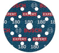 Bosch 50x EXPERT O780 Foil Sanding Disc, 125 mm (for Hardwood, Paint on wood, Ø 125 mm, Grit 180, Professional Accessory Random Orbital Sander)