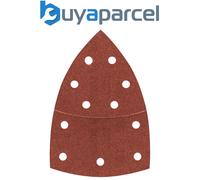 Bosch Punched Hook and Loop Multi Sanding Sheets 93mm x 102mm 180g Pack of 10