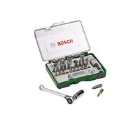 Bosch Screwdriver Bit and Ratchet Set Sockets 27pc Handy Sorting Box