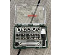 BOSCH SCREWDRIVER SET WITH SOCKET & RATCHET 27PCS 1/4 DRIVE [2607017160]