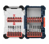 BOSCH SDMSD32-32 pc. Driven Impact Screwdriving Custom Case Set | Impact-Rated Accessories | Precision Fit Tips | Organized Storage Case | Versatile Fastening Applications