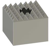 Bosch Professional D7 60x60 Mm Mouth Bushhammer Silver