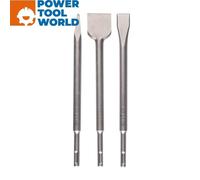 Bosch SDS+ Plus Carbide Chisel Set x3 Pcs